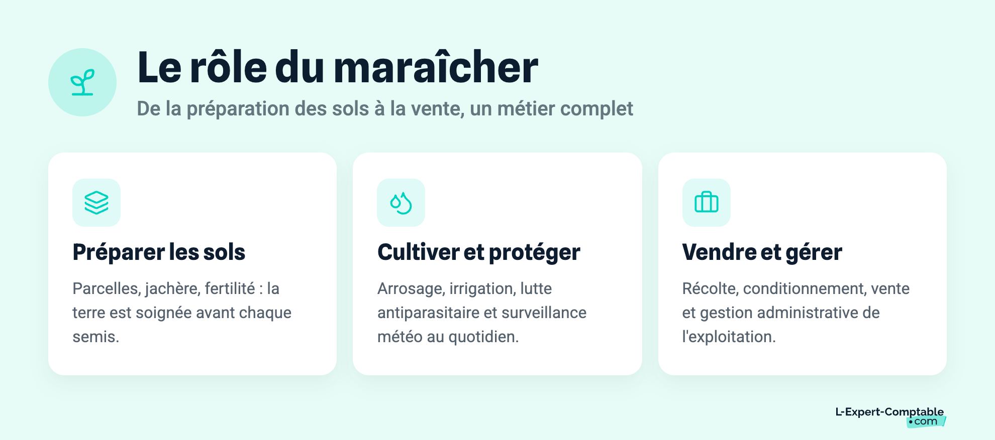 Le rôle du maraîcher